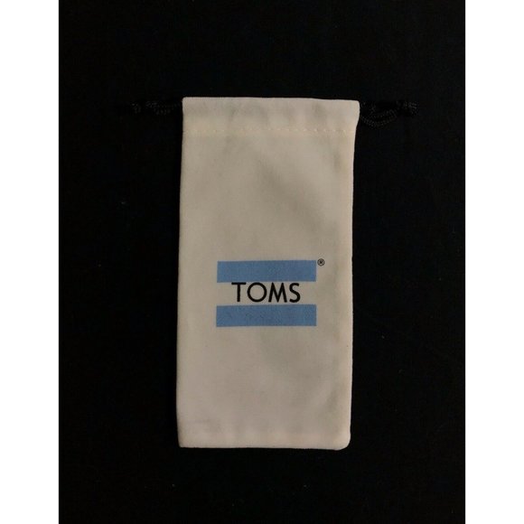 Toms Dust Bag Storage Pouch White 3" x 6.3" - Picture 2 of 5